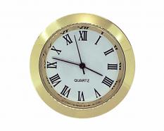 Mini White Roman Clock Insert 1-7/16